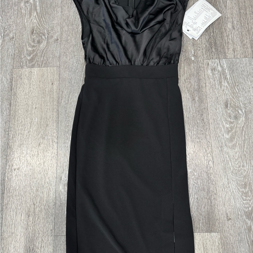 Express Black Strapless Dress